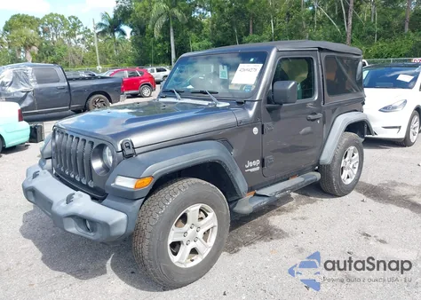 2018 Jeep Wrangler Sport S 4X4 из США, поврежденный, VIN 1C4GJXAG5JW138437
